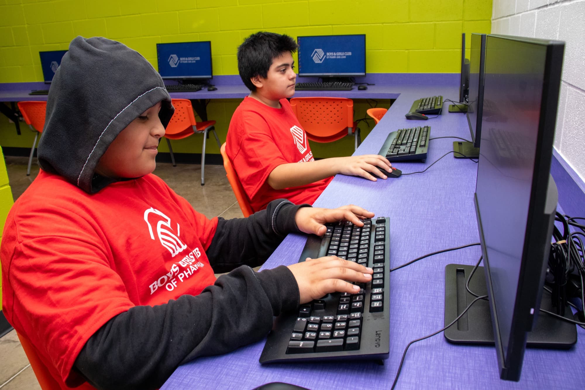 Technology program at the Boys & Girls Club