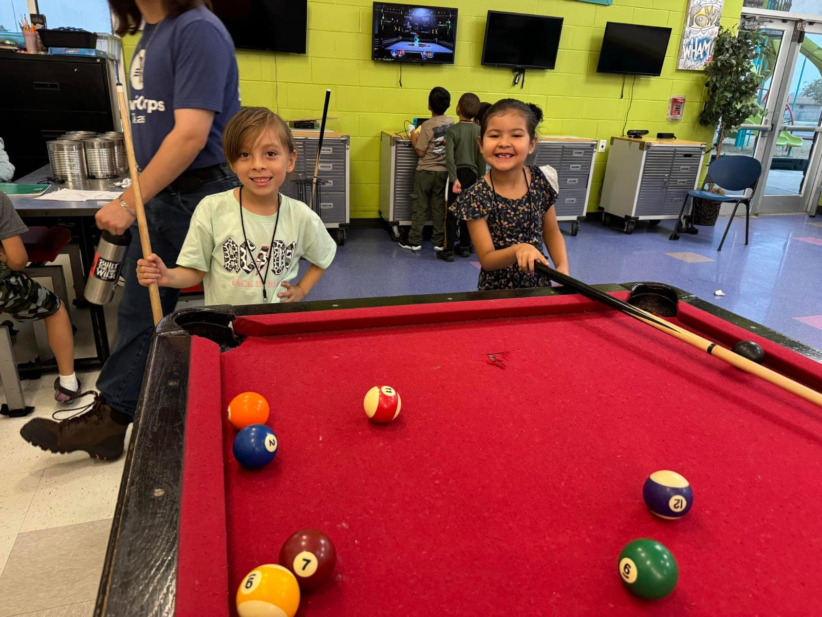 Game Room at the Boys & Girls Club of Pharr–San Juan